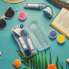 將圖片載入圖庫檢視器 Dewbell - CS90 旅行迷你花灑頭套裝 1pc (1個花灑頭,1個除鈣質濾芯,2個除雜質濾芯) CS90 Travel Mini Shower Head Kit 1pc (1 Shower Head, 1 Anti-Calcium Filter, 2 Sediment Filter)