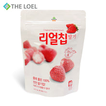 將圖片載入圖庫檢視器 The Loel -  韓國士多啤梨乾 天然無添加100% Strawberry Freeze Drying Snack 13gx1pc
