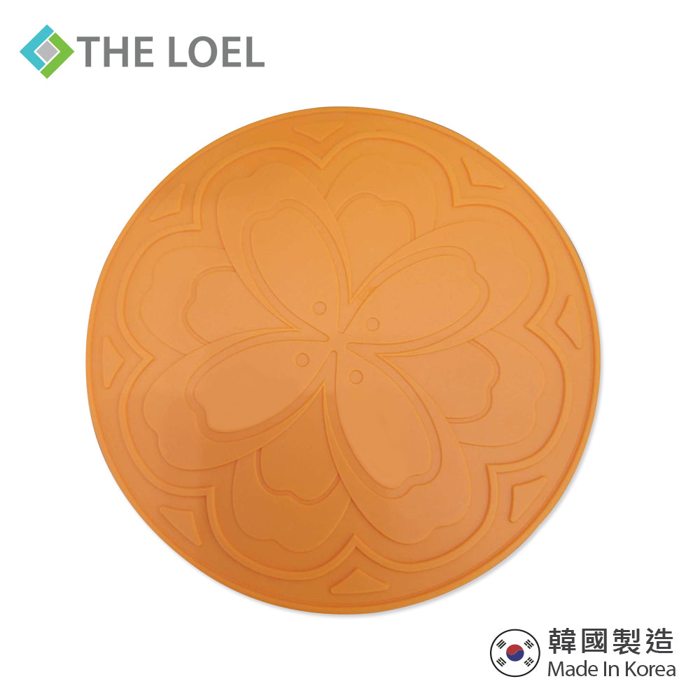 The Loel - 韓國優質矽膠隔熱墊橙色 Korean silicone Pot Stand Orange(1pc)