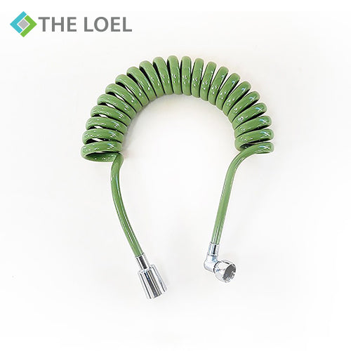 The Loel - 韓國防纏結彈簧線圈花灑喉 - 橄欖綠 3米 Korea Spring Shower Hose - Olive 3M (1pc)