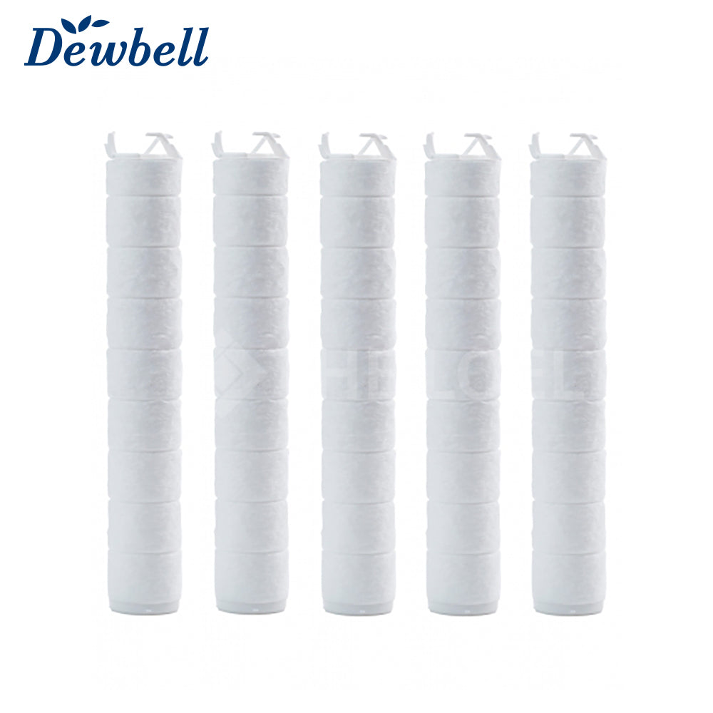 Dewbell - 5入裝 沉澱物普通濾芯 (適用於花灑頭 MAX / Wises / Wise Eye) 5pcs Sediment Filter (for Shower Head MAX / Wises / Wise Eye) (限時優惠)