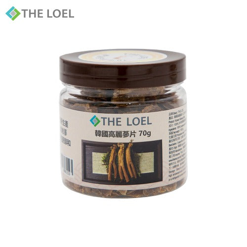 The Loel - 韓國高麗蔘片70g (10年珍品老蔘，5年根) 機切版 #韓國人蔘 紅蔘 Korean Ginseng Slices 70g(Aged for 10 year, 5-year-grown)Machine-cut ver.#Korean Ginseng Red Ginseng