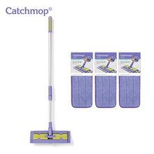 將圖片載入圖庫檢視器 Catchmop - 韓國神奇拖把清潔多布組 (1拖把+3拖把布) Korea Magic Mop Telescopic Multi Mop Cleaning Set (1 Telescopic + 3 Mop Pad)
