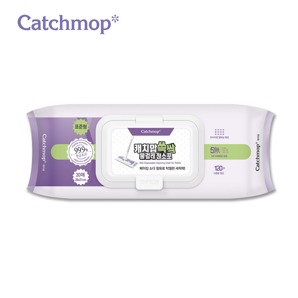 Catchmop - 韓國地板消毒濕紙巾(TM02適用) Wet Disposable Cleaning Cloth (suitable for TM02) (30pcs)