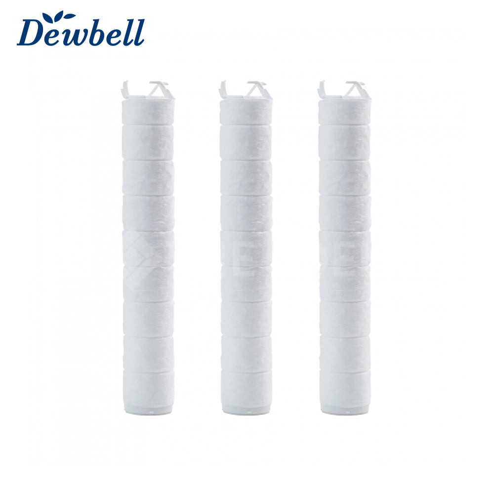 Dewbell - 3入裝 沉澱物普通濾芯 (適用於花灑頭MAX) 3pcs Sediment Filter (for Shower Head MAX) (限時優惠)