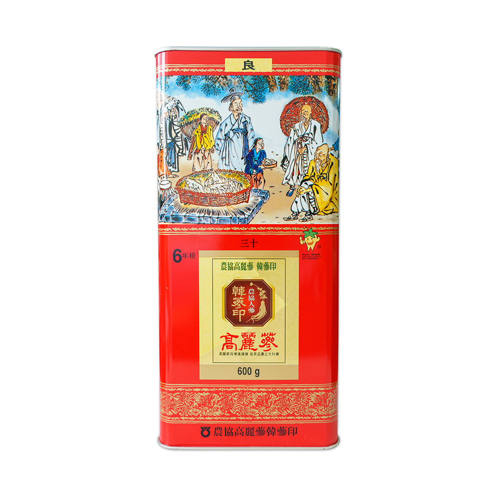 The Loel - 韓蔘印高麗人蔘(良) 30支(600克) 《韓國國營品牌》原支蔘 Hansamin Korean Red Ginseng (Good) 30pcs 600g 