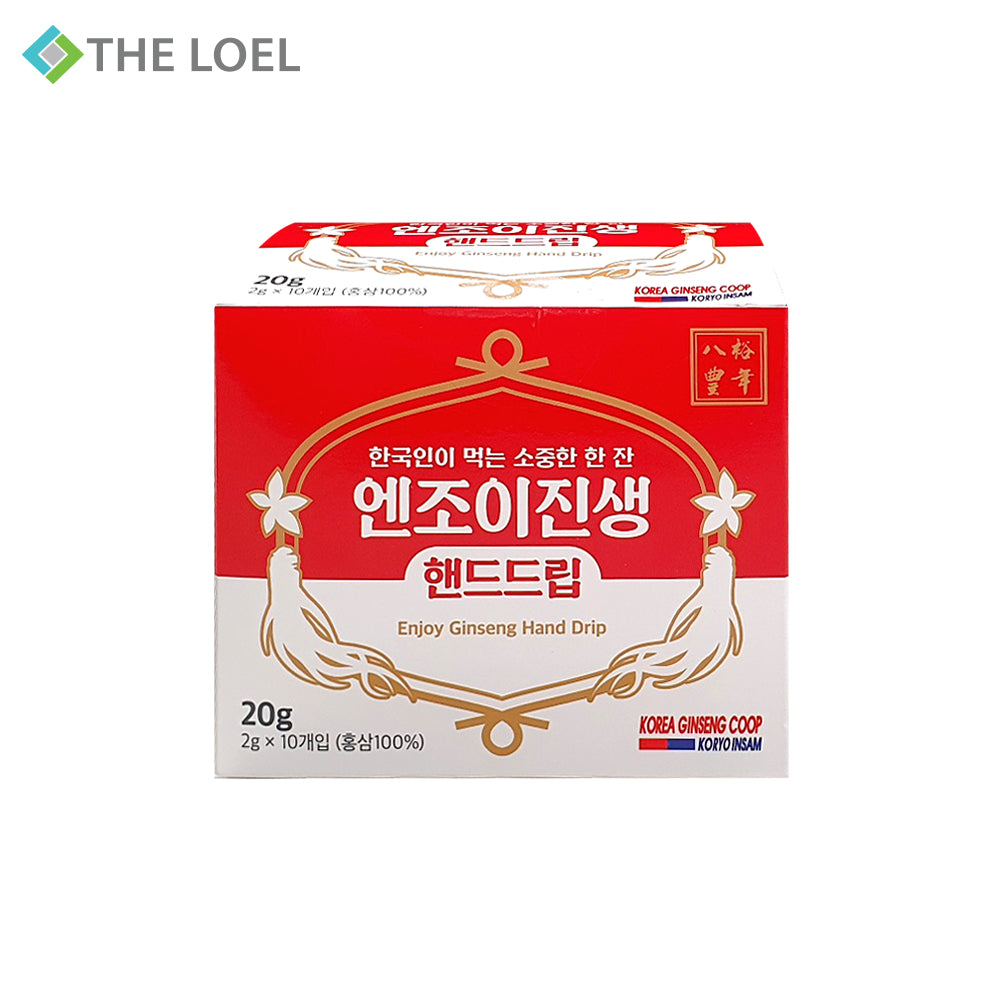 The Loel - 韓國掛耳式滴漏紅蔘茶 Korean Hand Drip Red Ginseng Tea 2g x 10pcs