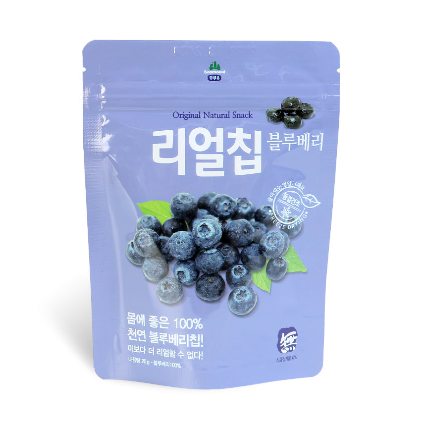 The Loel - 韓國藍莓乾20g (適合10個月或以上) (1pc) 嬰兒冷凍乾果片 Baby Blueberry Drying Snack 20g (1pc) (10 months or above) Freeze Dried Fruit